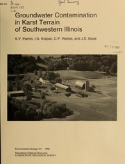 Cover of: Groundwater contamination in karst terrain of southwestern Illinois