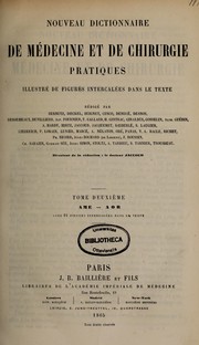 Cover of: Nouveau dictionnaire de medecine et de chirurgie pratiques by Sigismond Jaccoud