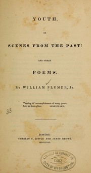 Cover of: Youth: or Scenes from the past; and other poems.