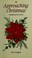 Cover of: Approaching Christmas