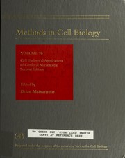 Cover of: Cell biological applications of confocal microscopy by edited by Brian Matsumoto.