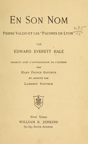 Cover of: En Son nom by Edward Everett Hale