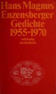 Cover of: Gedichte.: 1955-1970.
