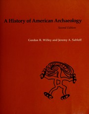 Cover of: A history of American archaeology
