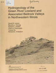 Cover of: Hydrogeology of the Green River Lowland and associated bedrock valleys in northwestern Illinois