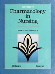 Cover of: Mosby's pharmacology in nursing. by Leda M. McKenry