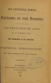 Cover of: MISSIONS of CA