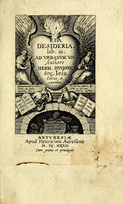 Cover of: Pia desideria by Herman Hugo