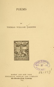 Cover of: Poems