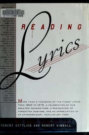 Cover of: Reading lyrics