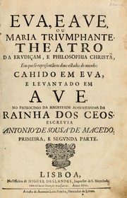 Cover of: Eva, e Ave by António de Sousa de Macedo