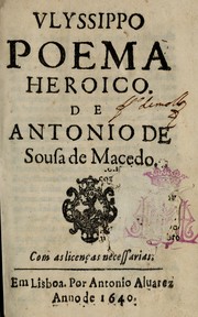 Cover of: Vlyssippo: poema heroico