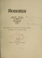 Bohemia by Charles S.] [from old catalog Hathaway