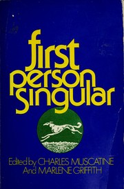 Cover of: First person singular