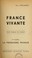 Cover of: France vivante