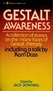 Cover of: Gestalt awareness by edited and with an introd. by Jack Downing.