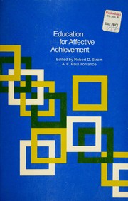Cover of: Education for affective achievement
