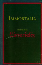 Cover of: Immortalia. by Introd. by Harold H. Hart.