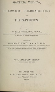 Cover of: Materia medica, pharmacy, pharmacology and therapeutics
