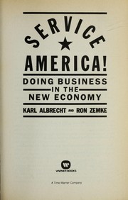 Cover of: Service America! | Karl Albrecht