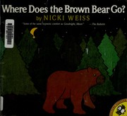 Cover of: Where does the brown bear go?.