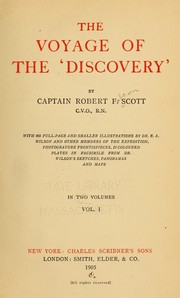 Cover of: The voyage of the 'Discovery' by Robert Falcon Scott, Robert Falcon Scott