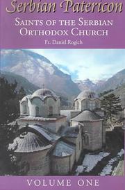 Cover of: Serbian patericon: saints of the Serbian Orthodox Church