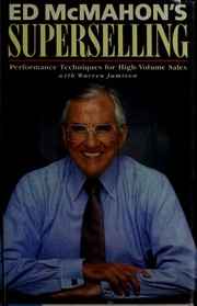 Cover of: Ed McMahon's superselling: performance techniques for high volume sales