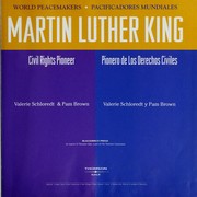 Cover of: Martin Luther King (World Peace Makers/Pacificadores Mundiales (Bilingual))