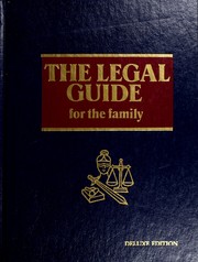 Cover of: The legal guide for the family by Donald L. Very