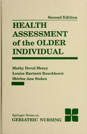 Cover of: Health assessment of the older individual