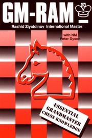 Cover of: Gm-Ram: Essential Grandmaster Chess Knowledge