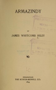 Cover of: Armazindy by James Whitcomb Riley