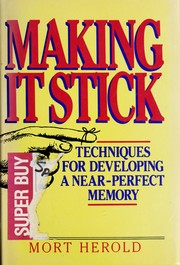 Cover of: Making it Stick