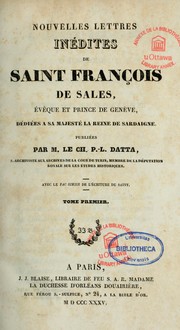 Nouvelles lettres inédites by Francis de Sales