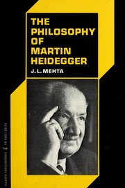 Cover of: The philosophy of Martin Heidegger