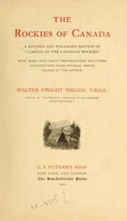 Cover of: The Rockies of Canada