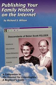 Cover of: Publishing your family history on the Internet
