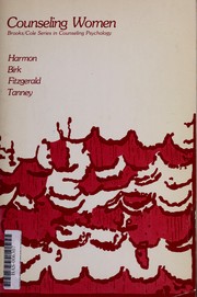 Cover of: Counseling women by edited by Lenore W. Harmon ... [et al.].