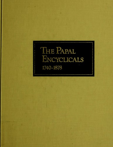 The Papal Encyclicals By Catholic Church. Pope. | Open Library