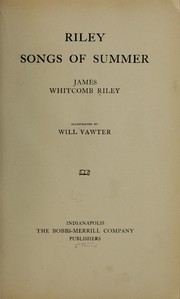 Cover of: Riley songs of summer by James Whitcomb Riley