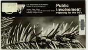 Cover of: Public involvement: planning for the 90's