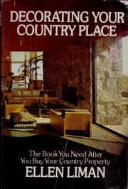 Cover of: Decorating your country place.