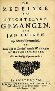 Cover of: De zedelyke en stichtelyke gezangen by Jan Luiken