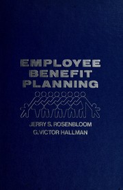 Cover of: Employee benefit planning