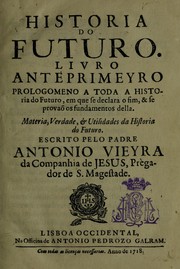 Cover of: Historia do futuro by António Vieira, António Vieira