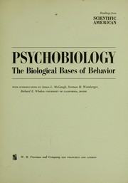 Cover of: Psychobiology: the biological bases of behavior : readings from Scientific American