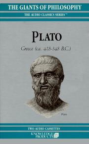 Cover of: Plato: Greece (Ca. 428-348 B.C.) (Audio Classics)