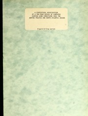 Cover of: A statistical verification of a ten year series of computed surface wind conditions over the North Pacific and North Atlantic Oceans