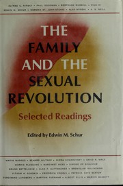 Cover of: The family and the sexual revolution
